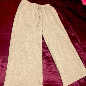 Grey sweatpants